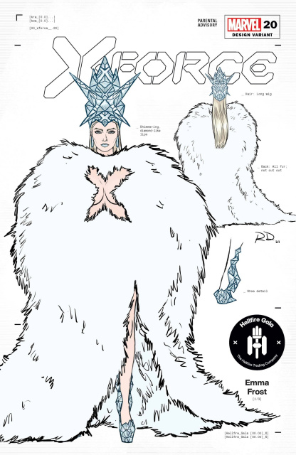 X-Force #20 (Dauterman Emma Frost Design Cover)