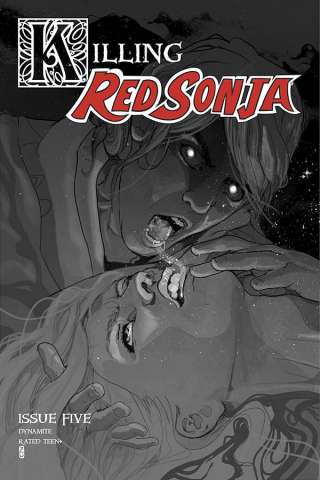 Killing Red Sonja #5 (10 Copy Ward Grayscale Cover)