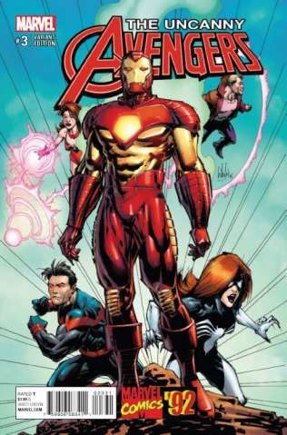 Uncanny Avengers #3 (Portacio Marvel '92 Cover)