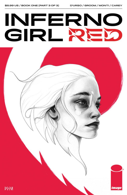 Inferno Girl Red: Book One #3 (O'Brien-Georgeson Cover)