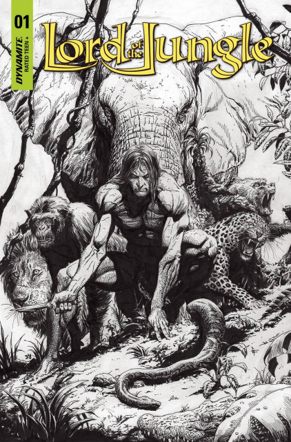 Lord of the Jungle #1 (10 Copy Gary Frank B&W Cover)