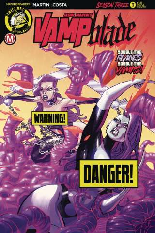 Vampblade, Season Three #3 (Costa Risque Cover)
