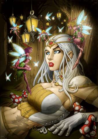 Grimm Fairy Tales: Wonderland #35 (Well Dreams, El Tabanas Cover)