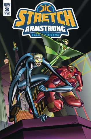 Stretch Armstrong and the Flex Fighters #3 (Amancio Cover)