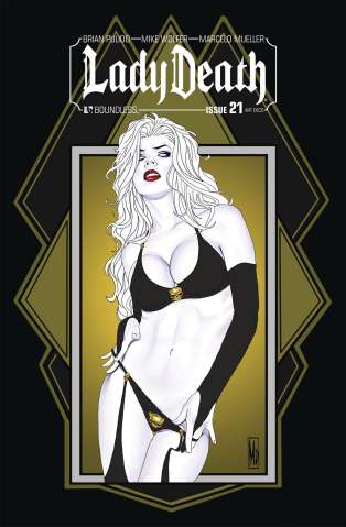 Lady Death #21 (Art Deco Variant Cover)
