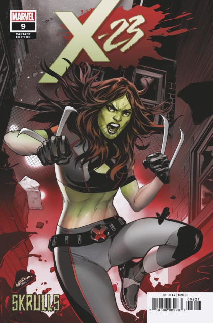 X-23 #9 (Lupacchino Skrulls Cover)