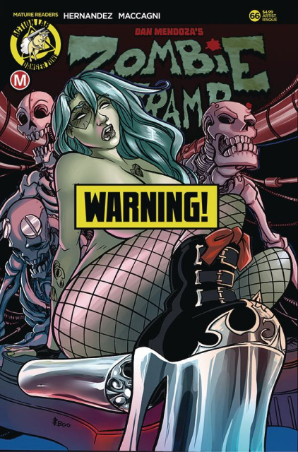Zombie Tramp #66 (Boo Rudetoons Risque Cover)