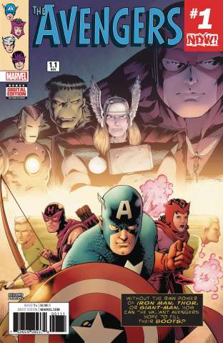 Avengers #1.1 (2nd Printing Kitson Cover)
