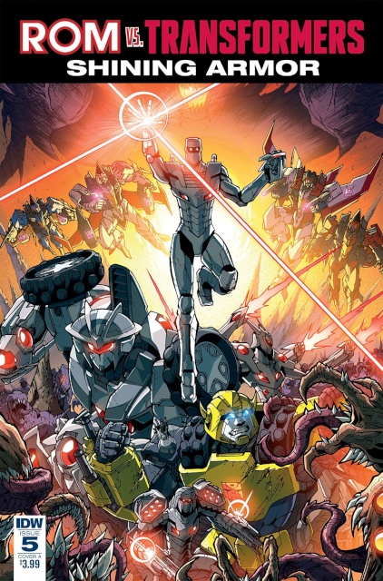 ROM vs. The Transformers: Shining Armor #5 (Milne Cover)