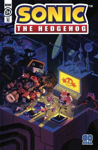 Sonic the Hedgehog #34 (10 Copy Fourdraine Cover)