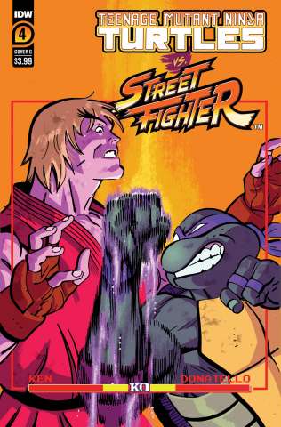 Teenage Mutant Ninja Turtles vs. Street Fighter #4 (Reilly Cover)