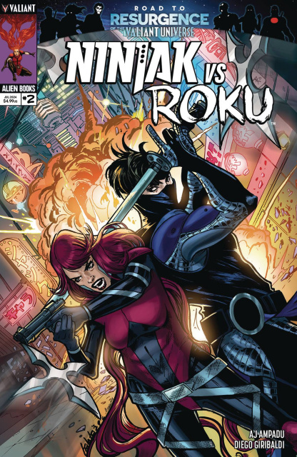 Ninjak vs. Roku #2 (Leiz Cover)