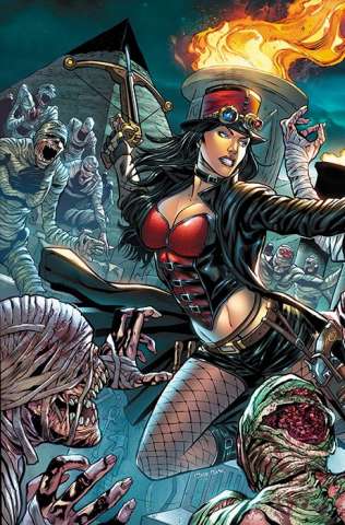 Grimm Fairy Tales: Van Helsing vs. The Mummy of Amun Ra #6 (Lima Cover)