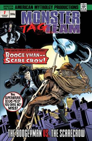 Monster Tag Team: The Boogeyman vs. The Scarecrow (Homage Cover)