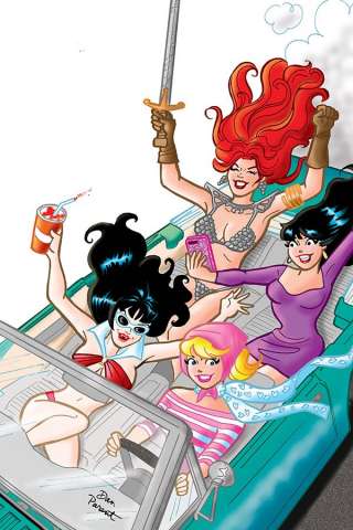 Red Sonja and Vampirella Meet Betty and Veronica #4 (40 Copy Parent Virgin Cover)