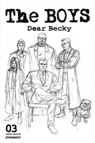 The Boys: Dear Becky #3 (Robertson Line Art Premium Cover)
