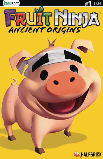 Fruit Ninja: Ancient Origins #1 (Truffles the Pig Cover)