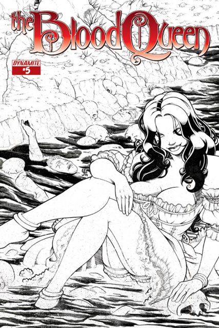 The Blood Queen #5 (10 Copy Yonami B&W Cover)
