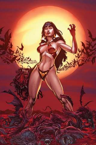 Vengeance of Vampirella #1 (11 Copy Buzz Blood Moon Virgin Cover)