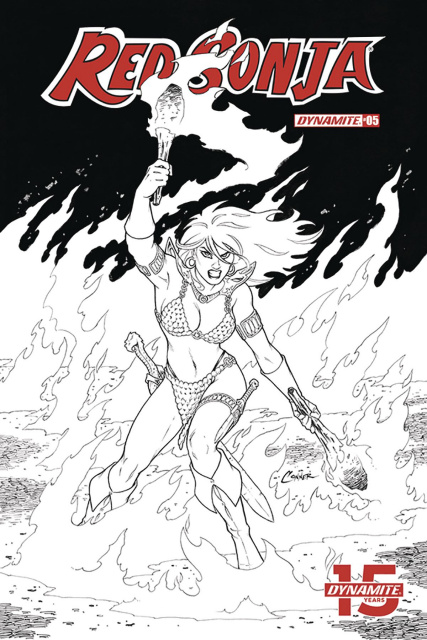 Red Sonja #5 (20 Copy Conner B&W Cover)