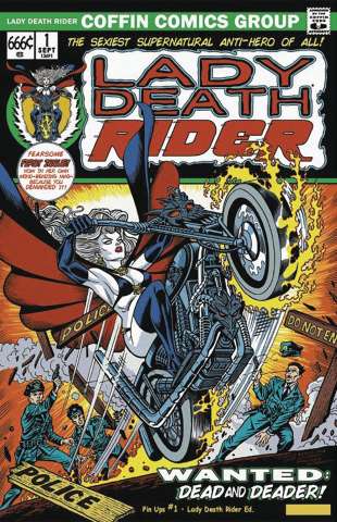 Lady Death: Pin Ups #1 (Lady Death Rider Cover)