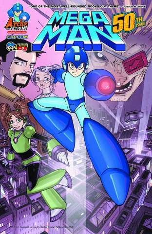 Mega Man #50 (Patrick Thomas Parnell Cover)
