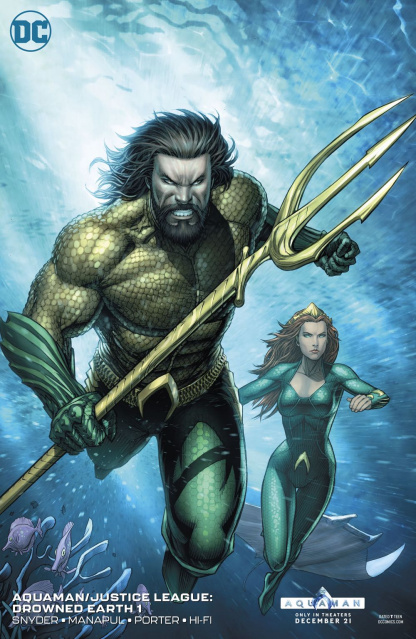 Aquaman / Justice League: Drowned Earth #1 (Variant Cover)