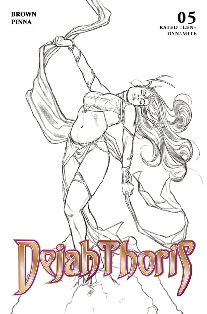 Dejah Thoris #5 (10 Copy Sway Line Art Cover)