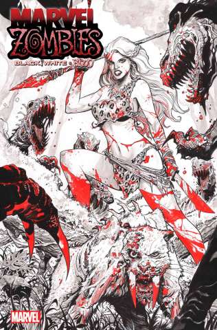 Marvel Zombies: Black, White & Blood #4 (Joshua Cassara Cover)