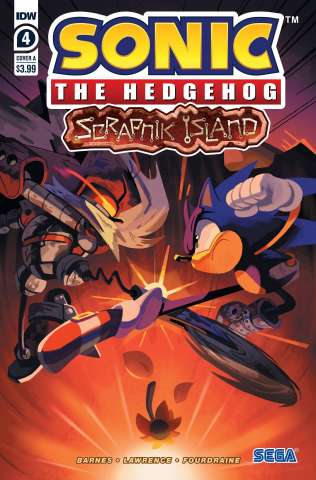 Sonic the Hedgehog: Scrapnik Island #4 (Fourdraine Cover)