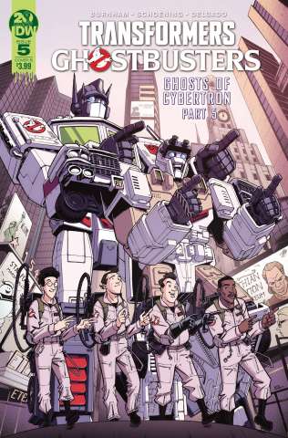 The Transformers / Ghostbusters #5 (Roche Cover)