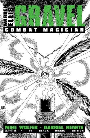 Gravel: Combat Magician #4 (Black Magic Cover)