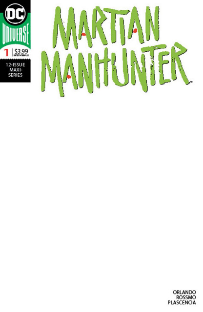 Martian Manhunter #1 (Blank Cover)