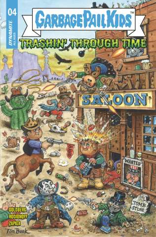 Garbage Pail Kids: Trashin' Through Time #4 (Bunk Cover)