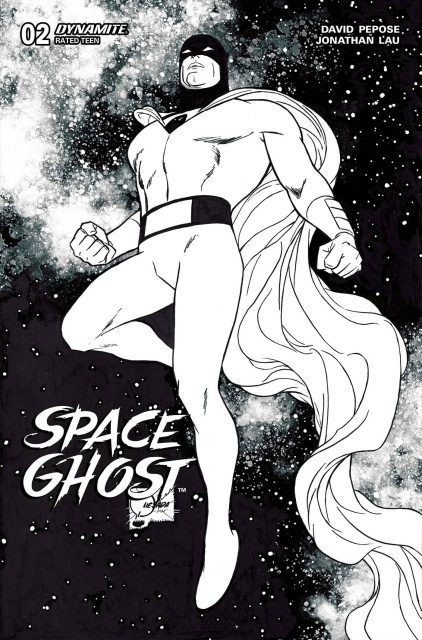 Space Ghost #2 (Quesada B&W Cover)