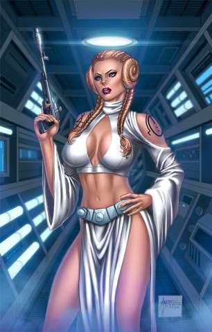 Grimm Fairy Tales Presents: May the Fourth 2022 Cosplay Pinup Special (Reyes Cover)