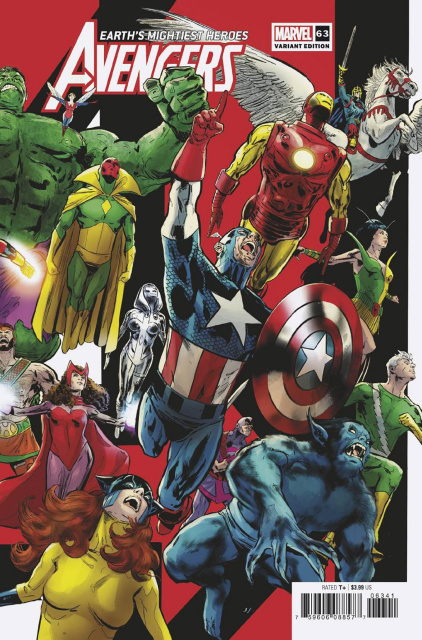 Avengers #63 (Jimenez '70s Avengers Assemble Connect Cover)