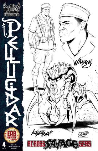 Pellucidar: Across Savage Seas #4 (Character Design Cover)