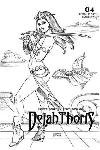 Dejah Thoris #4 (25 Copy Linsner B&W Cover)