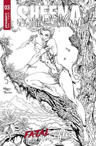 Sheena: Queen of the Jungle #3 (10 Copy Royle Line Art Cover)
