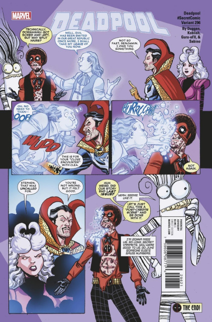 The Despicable Deadpool #296 (Koblish Secret Comic Cover)