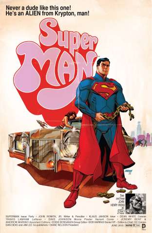 Superman #40 (Movie Poster Cover)