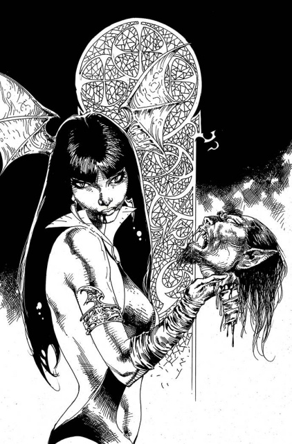 Vengeance of Vampirella #15 (21 Copy Castro B&W Virgin Cover)