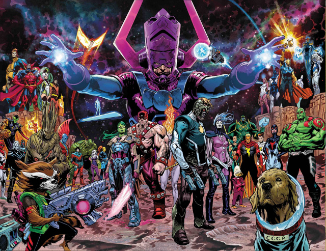 Guardians of the Galaxy #1 (Shaw Wraparound Cover)