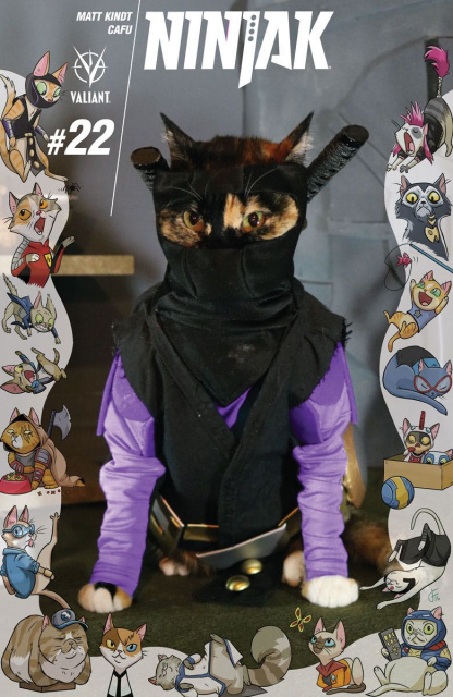 Ninjak #22 (Cat Cosplay Cover)