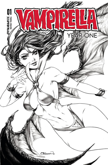 Vampirella: Year One #1 (30 Copy Turner B&W Cover)