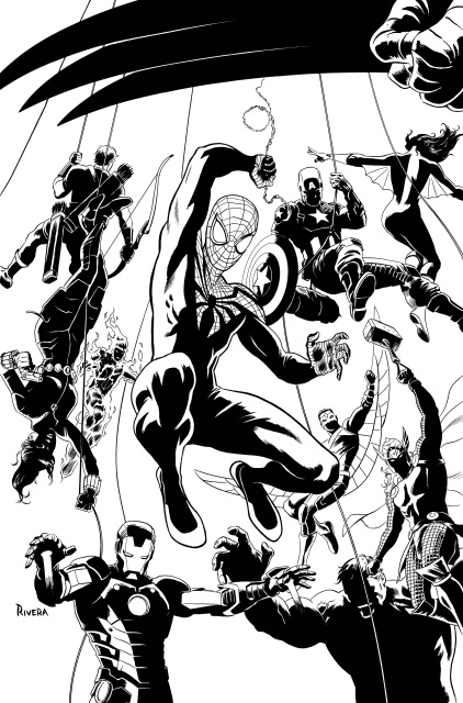 Superior Spider-Man Team-Up #1 (Sketch Cover)