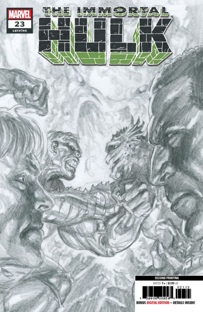The Immortal Hulk #23 (Ross 2nd Printing)