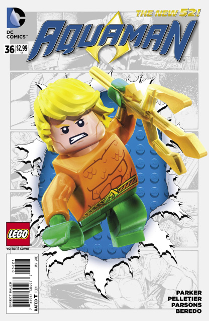 Aquaman #36 (Lego Cover)