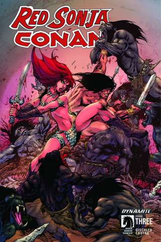 Red Sonja / Conan #3 (Subscription Cover)